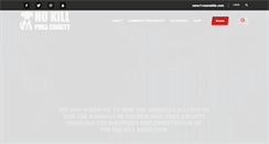 Desktop Screenshot of nokillpimacounty.org